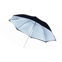 Menik SM-12 Paraplu grained zwart/zilver 109 cm